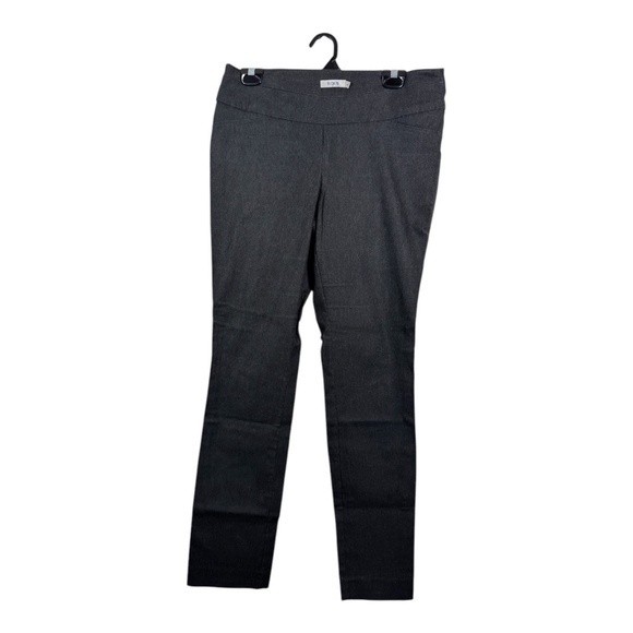 Ricki's Pants - Ricki's Pants Womens Large Grey Tapered Business Casual Trouser Stretch Knit